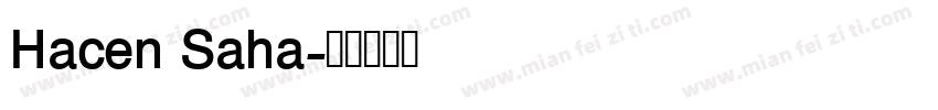 Hacen Saha字体转换
